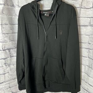 Spyder Men's Black Zip-Up Hoodie Jacket